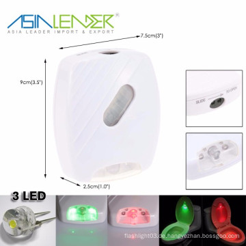 LED-menschliche Bewegungs-aktivierte helle Sensor-Sicherheits-LED-Toiletten-Lampe